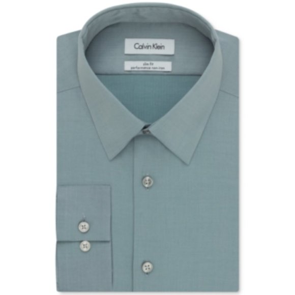 Men Dress Shirts Calvin Klein Regular Fit Performance Non Iron Long Sleeve Dress Shirts For Men Men Dress Shirts Calvin Klein Regular Fit Performance Non Iron Long Sleeve Dress Shirts For Men